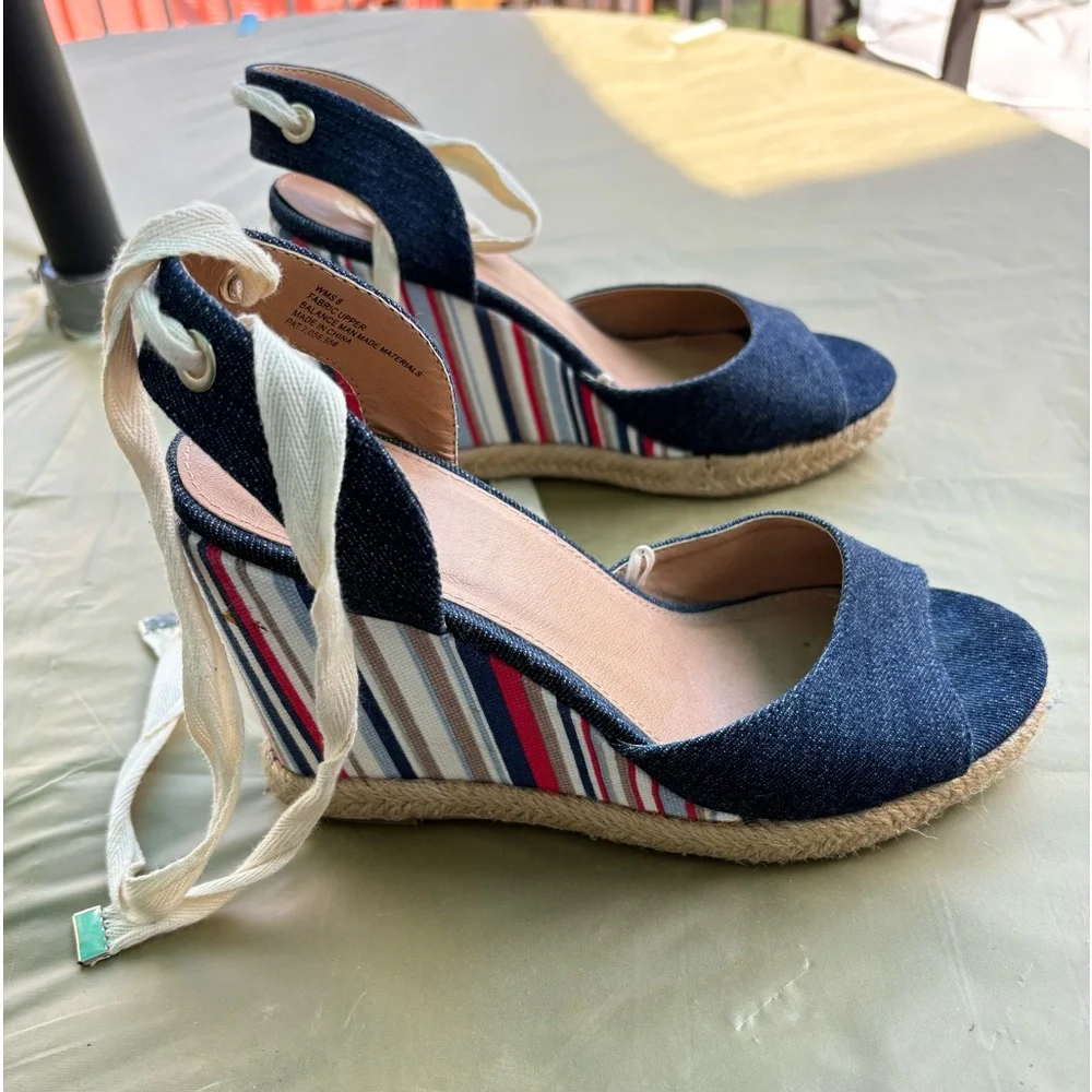 Comfort Womens Espadrille Wedge size 8 - Picture 6 of 13